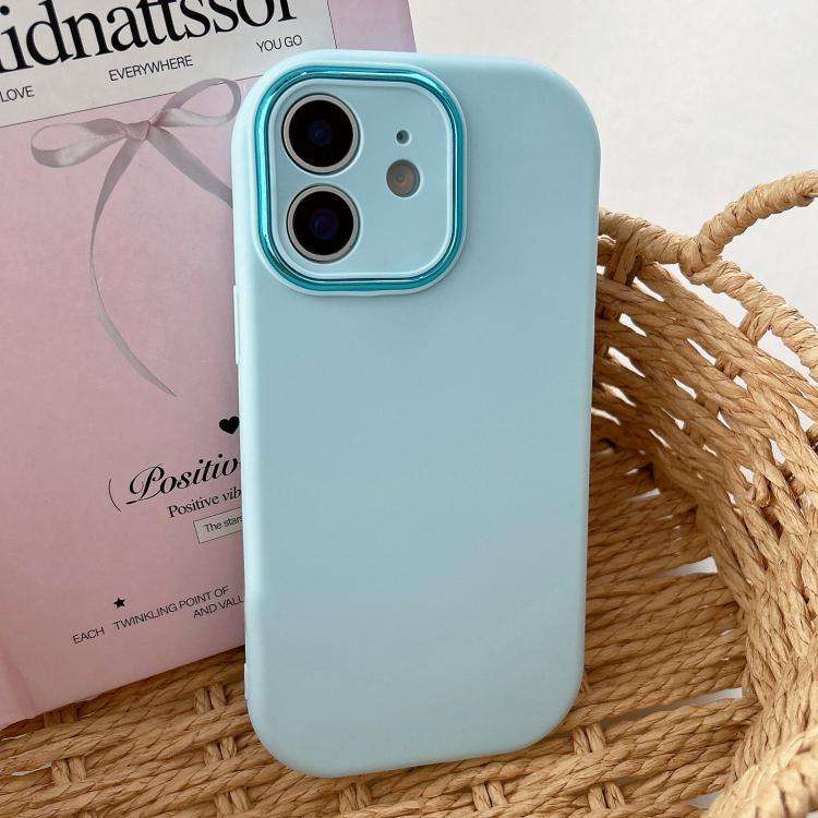 Fat Dun Solid Color Metal Photo Frame TPU Phone Case, For iPhone 13, For iPhone 12, For iPhone 12...
