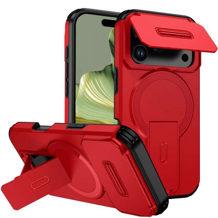 Sliding Camshield MagSafe Holder Phone Case, For iPhone 18, For iPhone 18 Pro, For iPhone 18 Pro ...