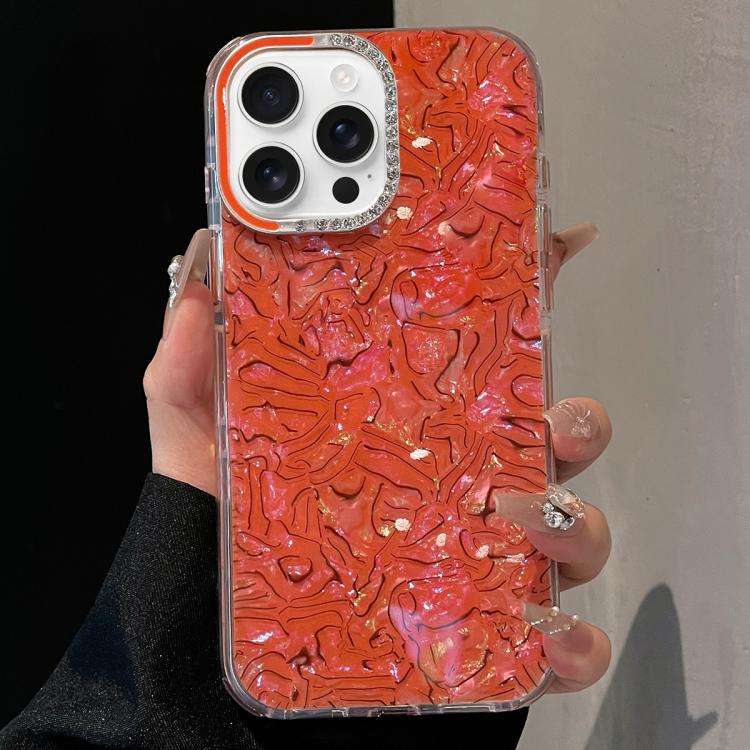 Ink Rhythm Colorful Shell Pattern TPU Hybrid IMD Phone Case, For iPhone 14 / 13, For iPhone 14 Pr...