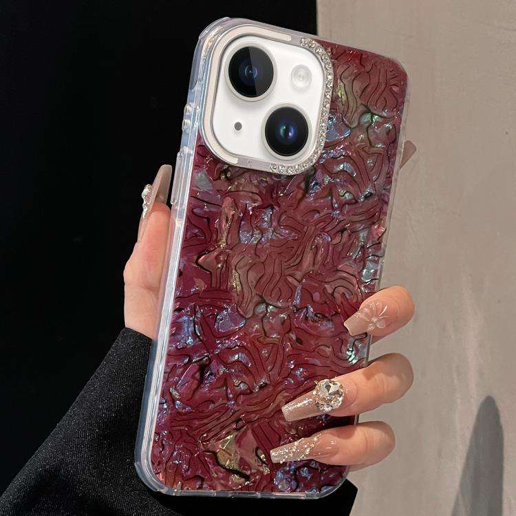 Ink Rhythm Colorful Shell Pattern TPU Hybrid IMD Phone Case, For iPhone 14 / 13, For iPhone 14 Pr...