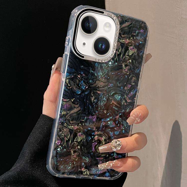 Ink Rhythm Colorful Shell Pattern TPU Hybrid IMD Phone Case, For iPhone 14 / 13, For iPhone 14 Pr...