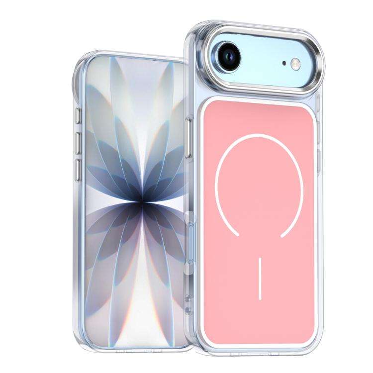 Electroplated Dual Color PC Hybrid TPU Soft Frame MagSafe Phone Case, For iPhone 18 Pro / 17 Pro,...