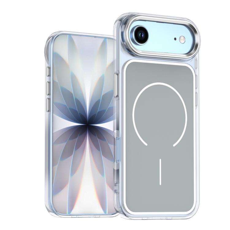 Electroplated Dual Color PC Hybrid TPU Soft Frame MagSafe Phone Case, For iPhone 18 Pro / 17 Pro,...