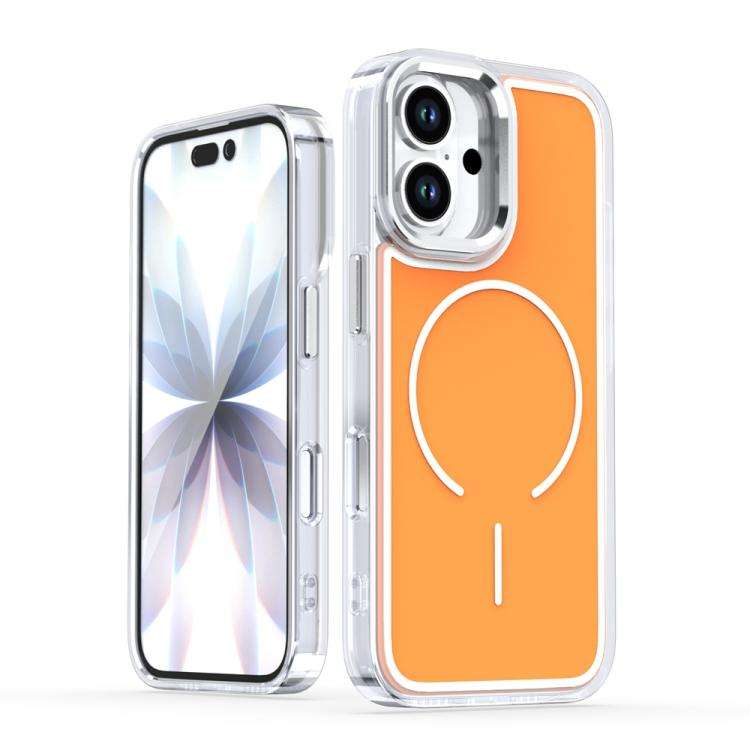 Electroplated Dual Color PC Hybrid TPU Soft Frame MagSafe Phone Case, For iPhone 18 Pro / 17 Pro,...