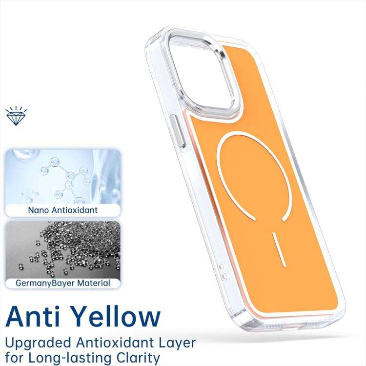 Electroplated Dual Color PC Hybrid TPU Soft Frame MagSafe Phone Case, For iPhone 15 Pro Max, For ...