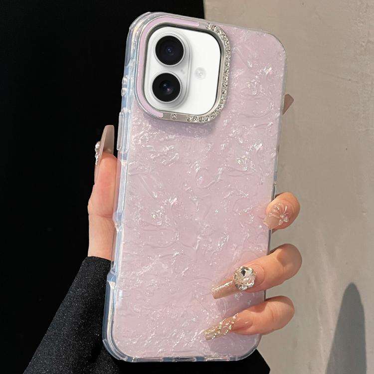 Gilded Colorful Shell Patterned TPU+IMD Phone Case, For iPhone 17 Pro Max, For iPhone 17 Pro, For...
