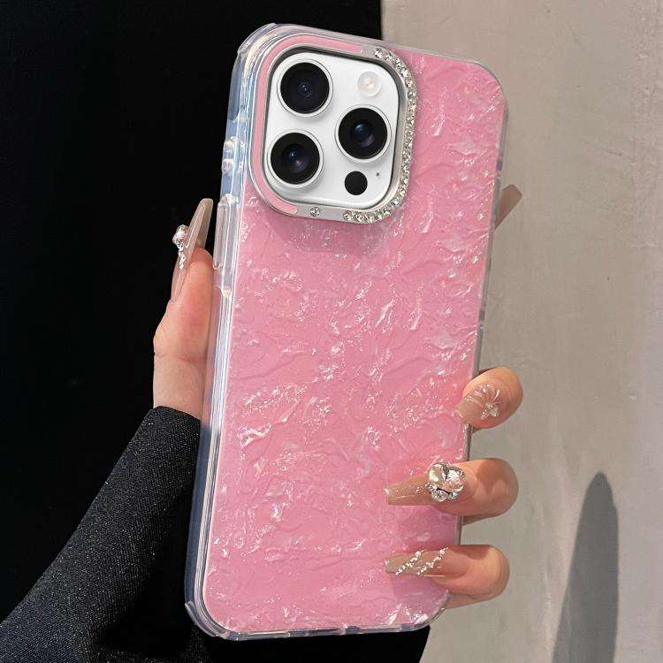 Gilded Colorful Shell Patterned TPU+IMD Phone Case, For iPhone 15 Pro Max, For iPhone 15 Pro, For...