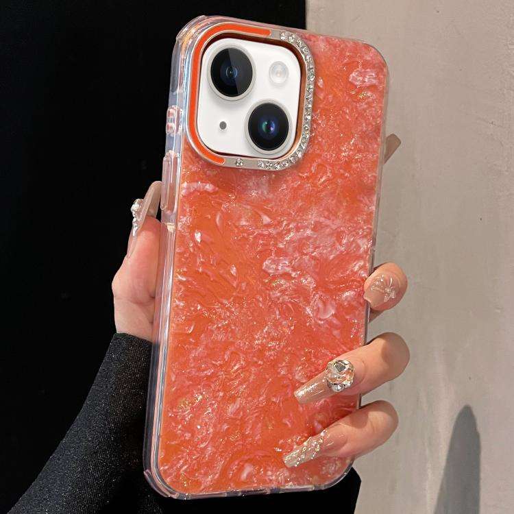 Gilded Colorful Shell Patterned TPU+IMD Phone Case, For iPhone 15 Pro Max, For iPhone 15 Pro, For...