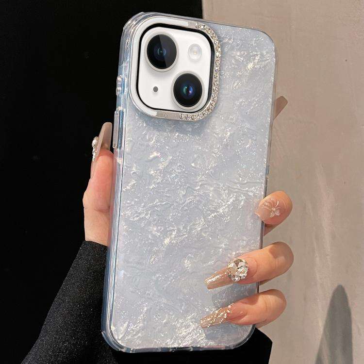 Gilded Colorful Shell Patterned TPU+IMD Phone Case, For iPhone 15 Pro Max, For iPhone 15 Pro, For...