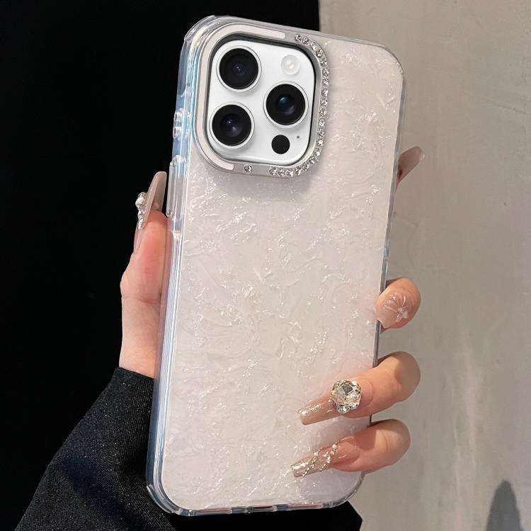 Gilded Colorful Shell Patterned TPU+IMD Phone Case, For iPhone 15 Pro Max, For iPhone 15 Pro, For...