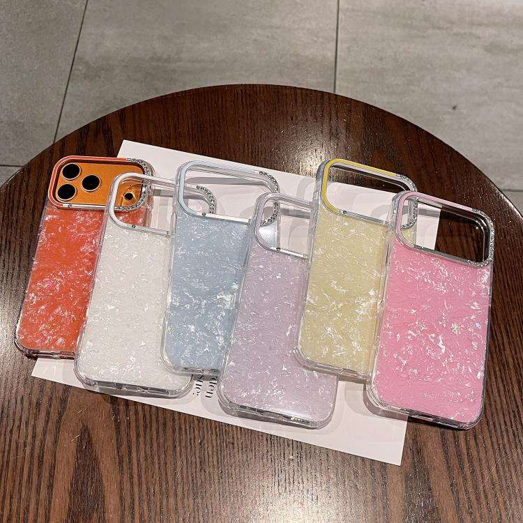 Gilded Colorful Shell Patterned TPU+IMD Phone Case, For iPhone 13 Pro