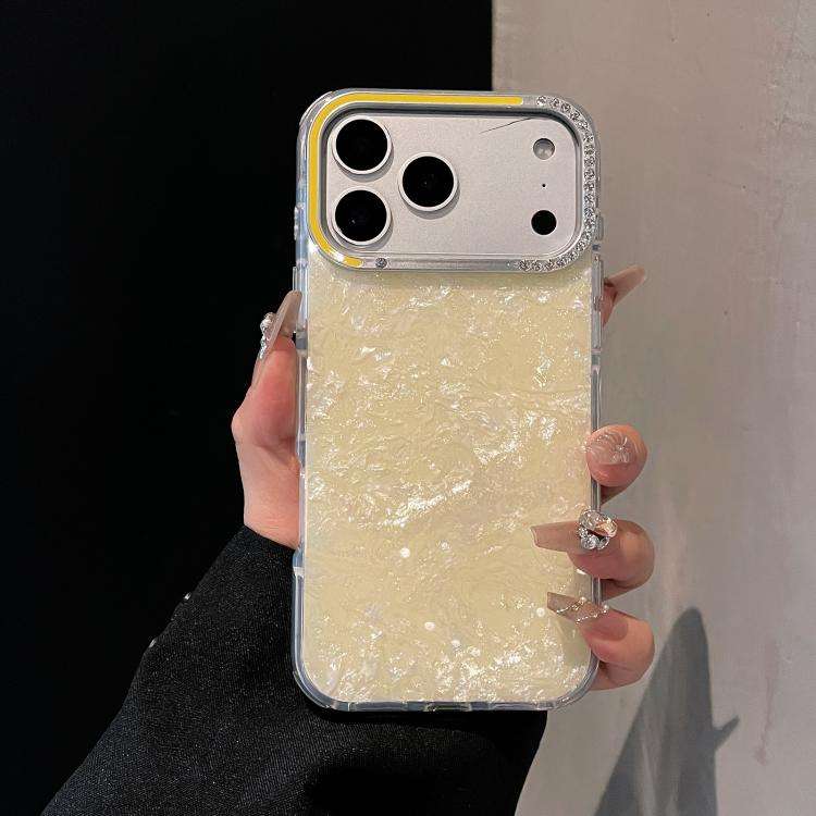 Gilded Colorful Shell Patterned TPU+IMD Phone Case, For iPhone 13 Pro