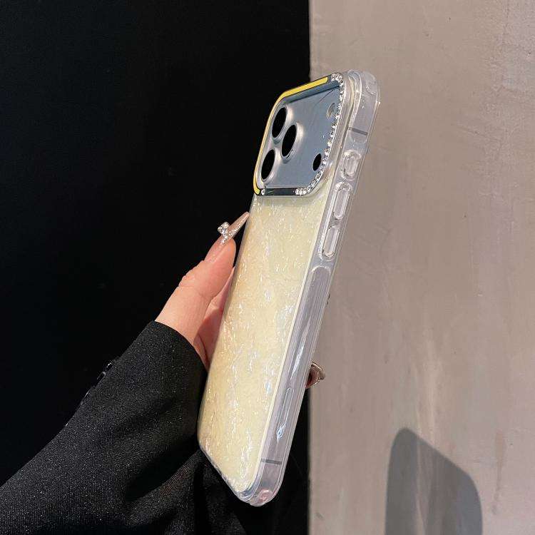 Gilded Colorful Shell Patterned TPU+IMD Phone Case, For iPhone 13 Pro