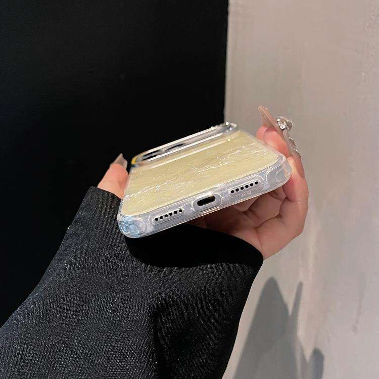 Gilded Colorful Shell Patterned TPU+IMD Phone Case, For iPhone 13 Pro