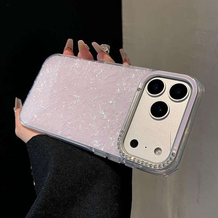 Gilded Colorful Shell Patterned TPU+IMD Phone Case, For iPhone 13 Pro