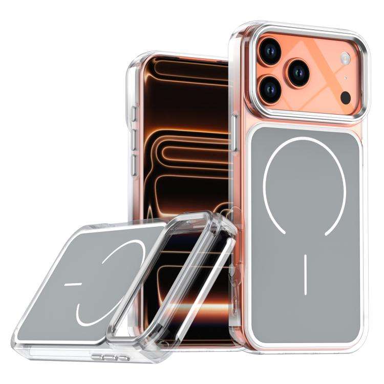 Bright Shadow Two-color MagSafe Magnetic Phone Case, For iPhone 18 Pro / 17 Pro, For iPhone 18 Pr...