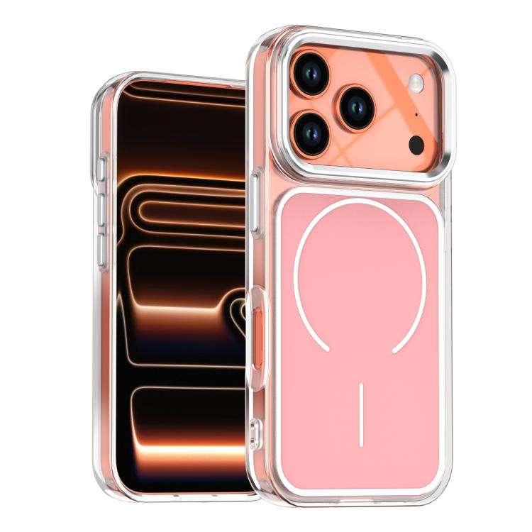 Bright Shadow Two-color MagSafe Magnetic Phone Case, For iPhone 18 Pro / 17 Pro, For iPhone 18 Pr...