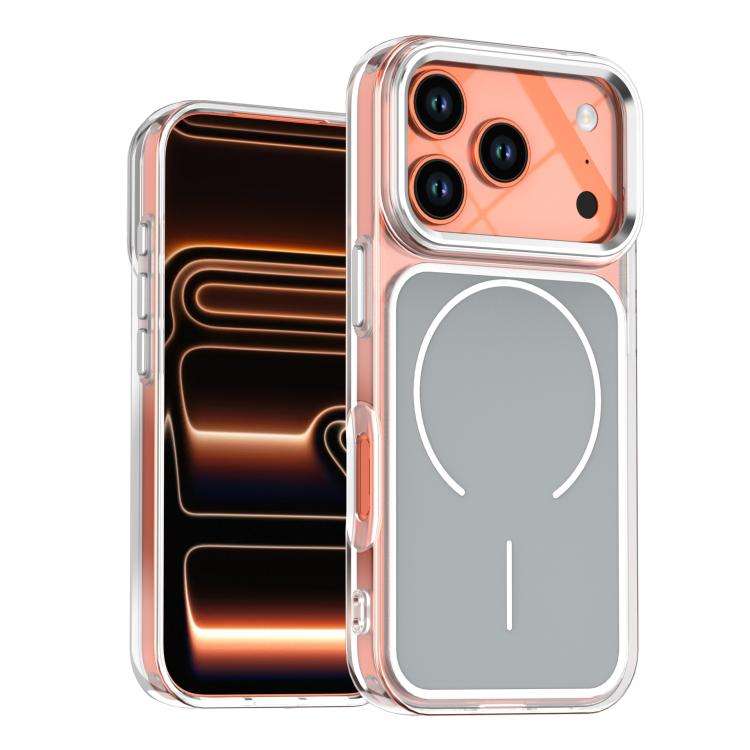 Bright Shadow Two-color MagSafe Magnetic Phone Case, For iPhone 18 Pro / 17 Pro, For iPhone 18 Pr...