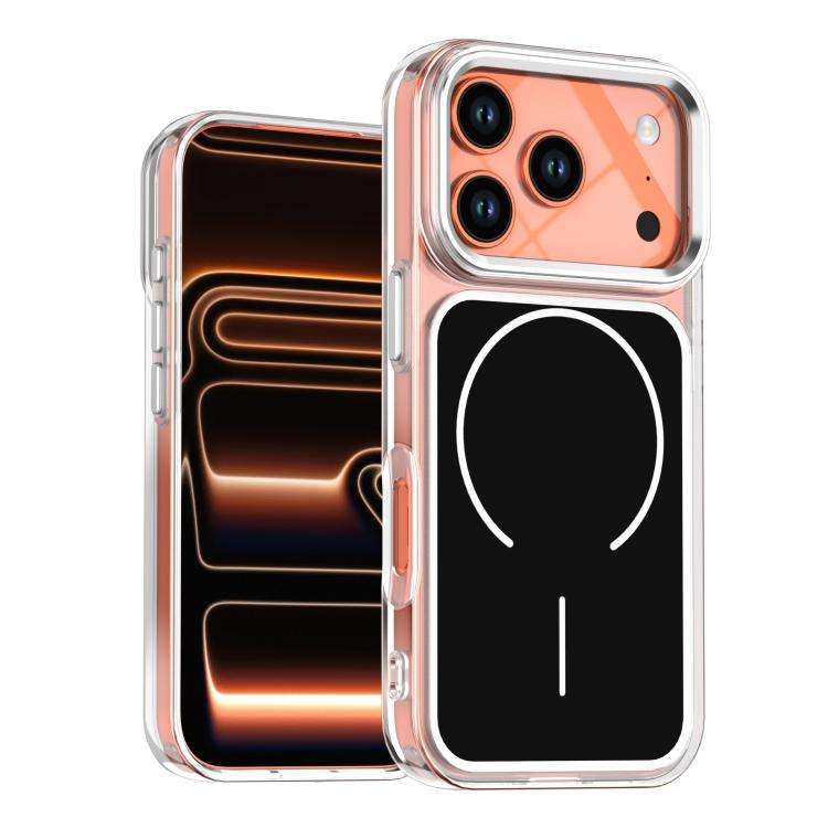 Bright Shadow Two-color MagSafe Magnetic Phone Case, For iPhone 18 Pro / 17 Pro, For iPhone 18 Pr...