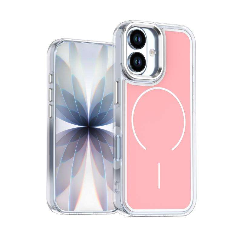 Bright Shadow Two-color MagSafe Magnetic Phone Case, For iPhone 18 Pro / 17 Pro, For iPhone 18 Pr...