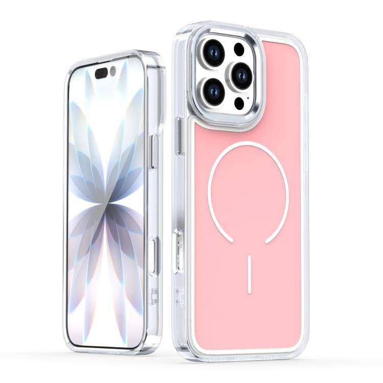 Bright Shadow Two-color MagSafe Magnetic Phone Case, For iPhone 18 Pro / 17 Pro, For iPhone 18 Pr...
