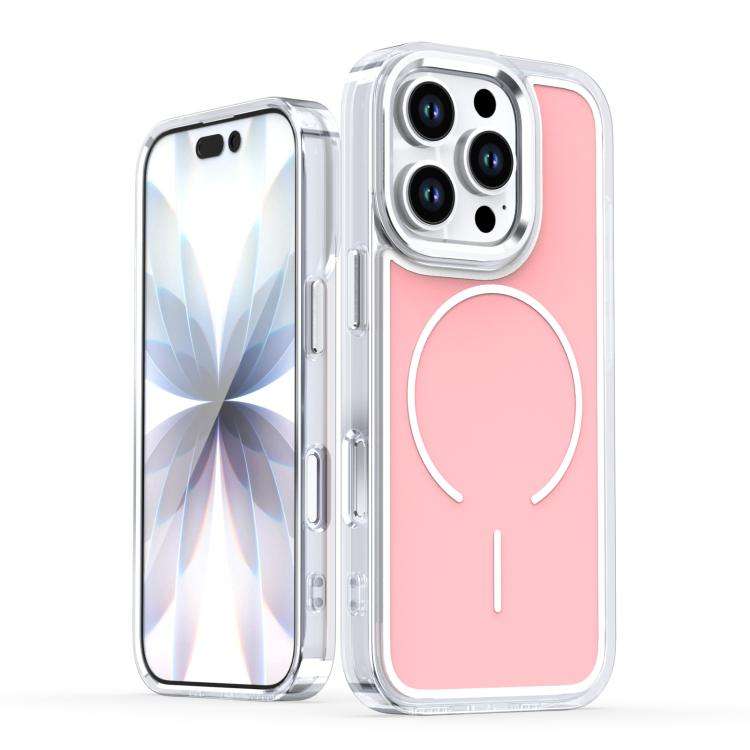 Bright Shadow Two-color MagSafe Magnetic Phone Case, For iPhone 18 Pro / 17 Pro, For iPhone 18 Pr...
