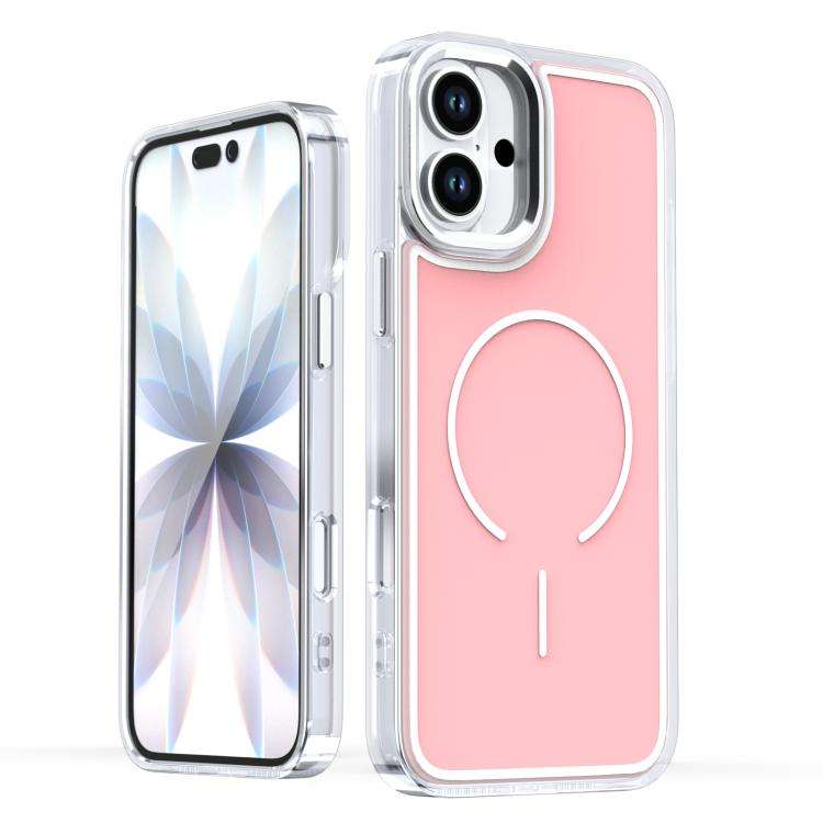 Bright Shadow Two-color MagSafe Magnetic Phone Case, For iPhone 18 Pro / 17 Pro, For iPhone 18 Pr...