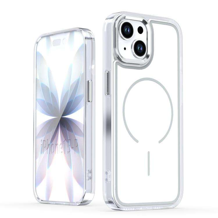 Bright Shadow Two-color MagSafe Magnetic Phone Case, For iPhone 15 Pro Max, For iPhone 15 Pro, Fo...