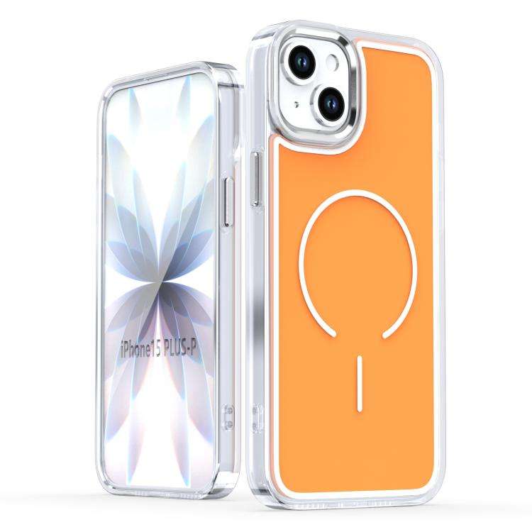 Bright Shadow Two-color MagSafe Magnetic Phone Case, For iPhone 15 Pro Max, For iPhone 15 Pro, Fo...