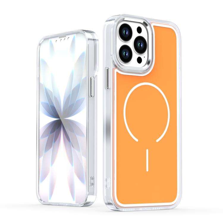 Bright Shadow Two-color MagSafe Magnetic Phone Case, For iPhone 13 Pro Max, For iPhone 13 Pro, Fo...