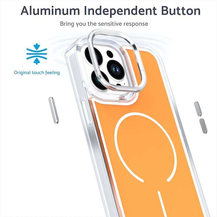 Bright Shadow Two-color MagSafe Magnetic Phone Case, For iPhone 13 Pro Max, For iPhone 13 Pro, Fo...