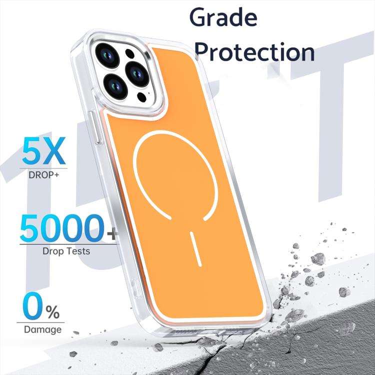 Bright Shadow Two-color MagSafe Magnetic Phone Case, For iPhone 13 Pro Max, For iPhone 13 Pro, Fo...