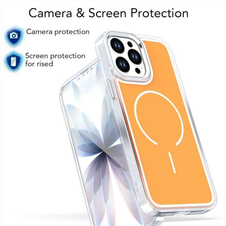 Bright Shadow Two-color MagSafe Magnetic Phone Case, For iPhone 13 Pro Max, For iPhone 13 Pro, Fo...