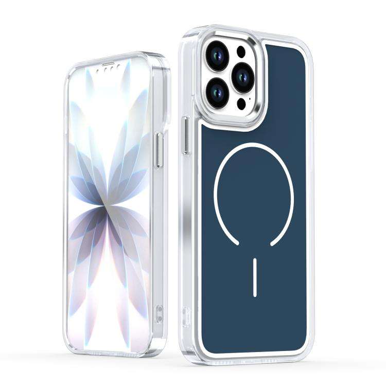 Bright Shadow Two-color MagSafe Magnetic Phone Case, For iPhone 13 Pro Max, For iPhone 13 Pro, Fo...