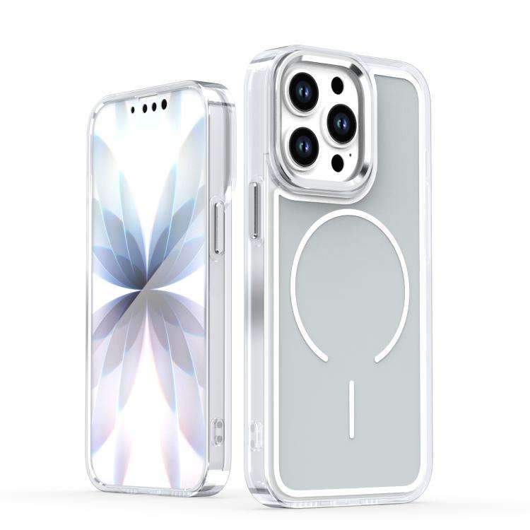 Bright Shadow Two-color MagSafe Magnetic Phone Case, For iPhone 13 Pro Max, For iPhone 13 Pro, Fo...