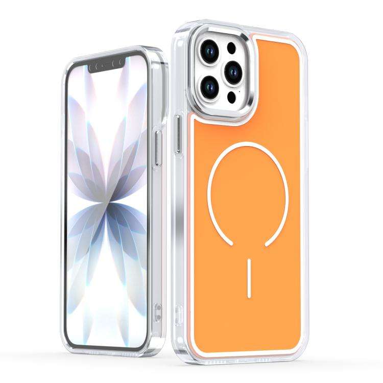 Bright Shadow Two-color MagSafe Magnetic Phone Case, For iPhone 13 Pro Max, For iPhone 13 Pro, Fo...