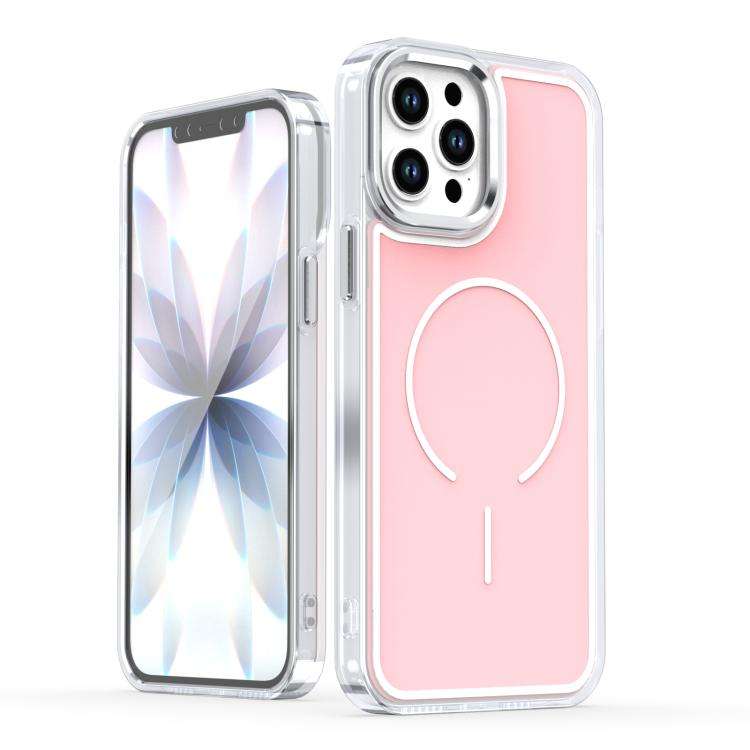 Bright Shadow Two-color MagSafe Magnetic Phone Case, For iPhone 13 Pro Max, For iPhone 13 Pro, Fo...