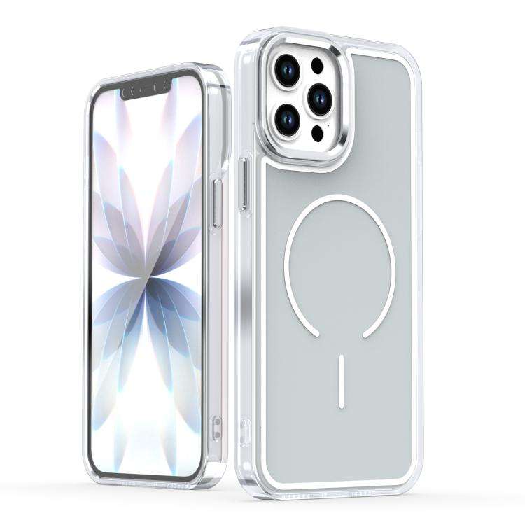 Bright Shadow Two-color MagSafe Magnetic Phone Case, For iPhone 13 Pro Max, For iPhone 13 Pro, Fo...