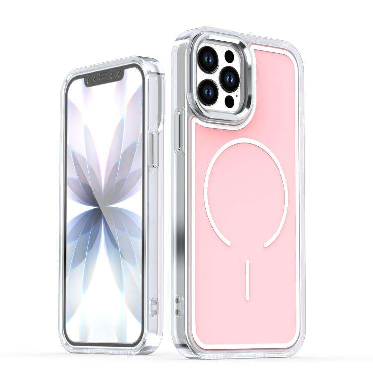 Bright Shadow Two-color MagSafe Magnetic Phone Case, For iPhone 13 Pro Max, For iPhone 13 Pro, Fo...