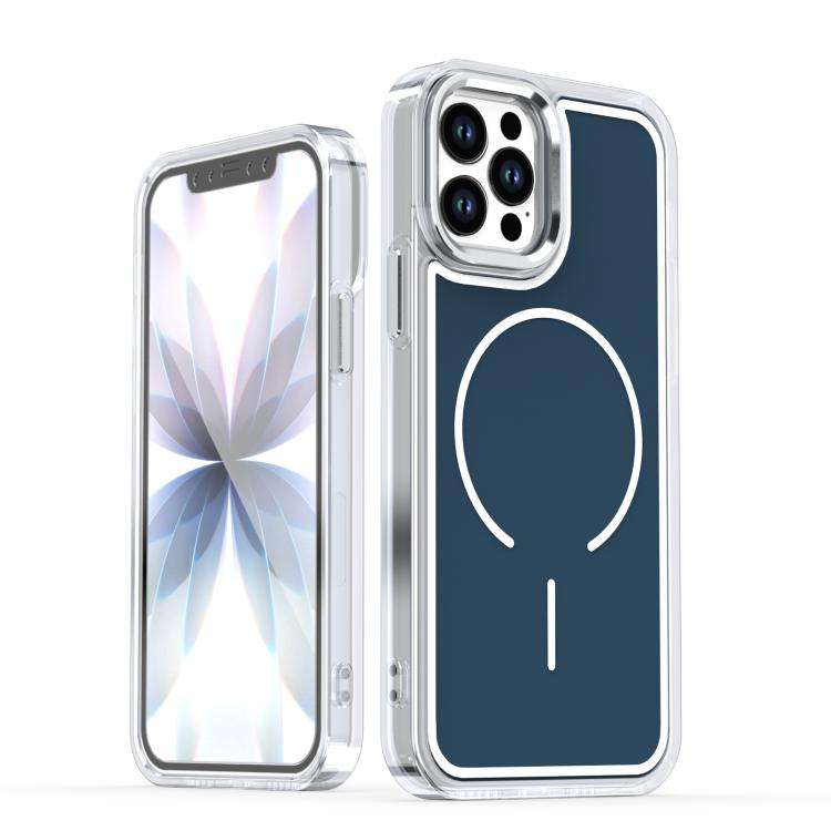 Bright Shadow Two-color MagSafe Magnetic Phone Case, For iPhone 13 Pro Max, For iPhone 13 Pro, Fo...