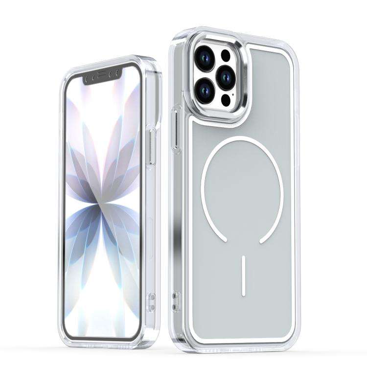 Bright Shadow Two-color MagSafe Magnetic Phone Case, For iPhone 13 Pro Max, For iPhone 13 Pro, Fo...