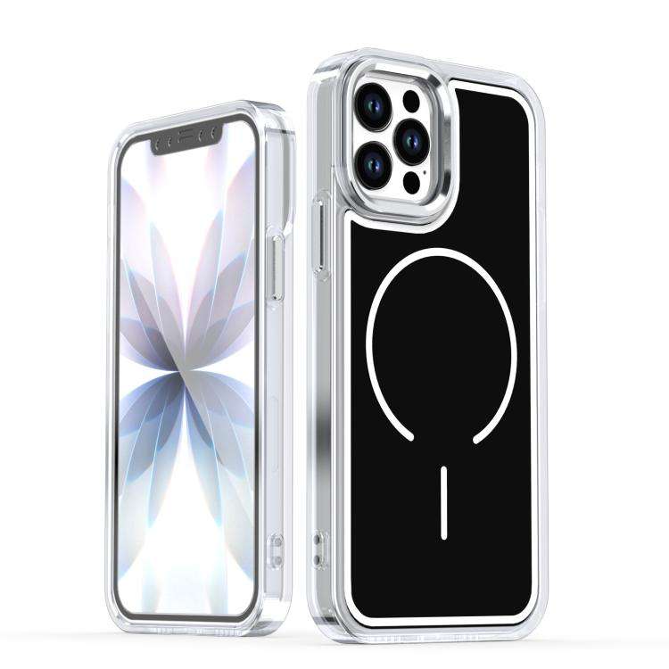Bright Shadow Two-color MagSafe Magnetic Phone Case, For iPhone 13 Pro Max, For iPhone 13 Pro, Fo...