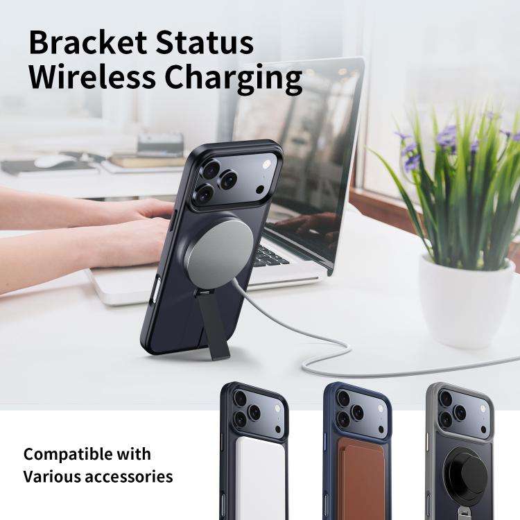 Rotating Bar Holder Magnetic MagSafe Phone Case, For iPhone 18 Pro / 17 Pro, For iPhone 18 Pro Ma...