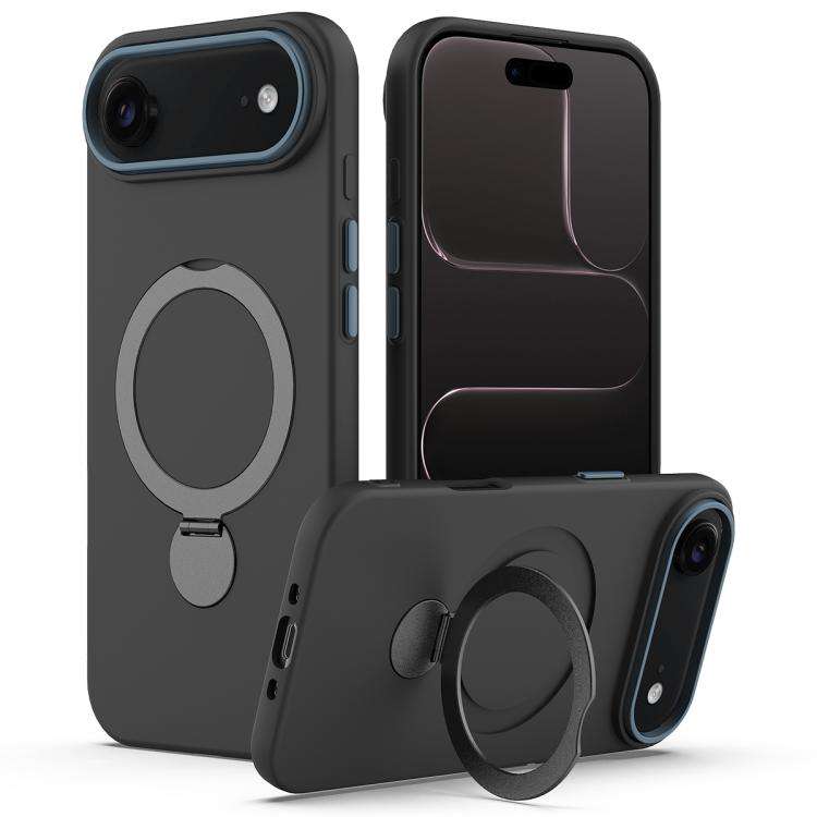 Gen1.5 Pivot Ring Holder TPU Hybrid PC Phone Case, For iPhone 18 Pro, For iPhone 18 Pro Max, For ...
