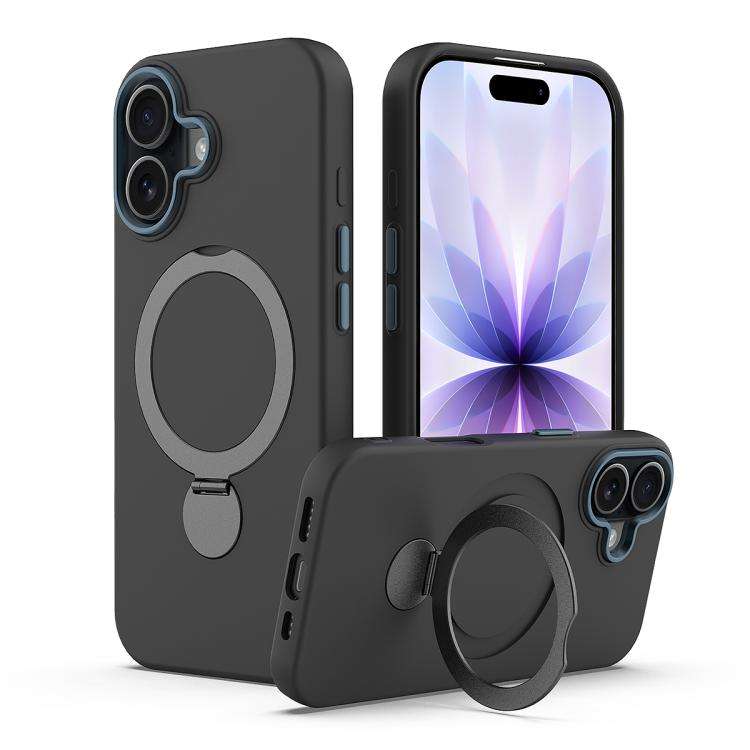 Gen1.5 Pivot Ring Holder TPU Hybrid PC Phone Case, For iPhone 18 Pro, For iPhone 18 Pro Max, For ...