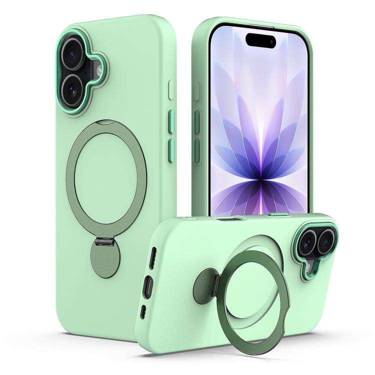 Gen1.5 Pivot Ring Holder TPU Hybrid PC Phone Case, For iPhone 18 Pro, For iPhone 18 Pro Max, For ...