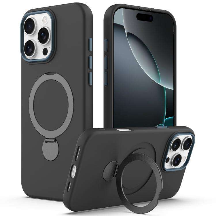 Gen1.5 Pivot Ring Holder TPU Hybrid PC Phone Case, For iPhone 18 Pro, For iPhone 18 Pro Max, For ...