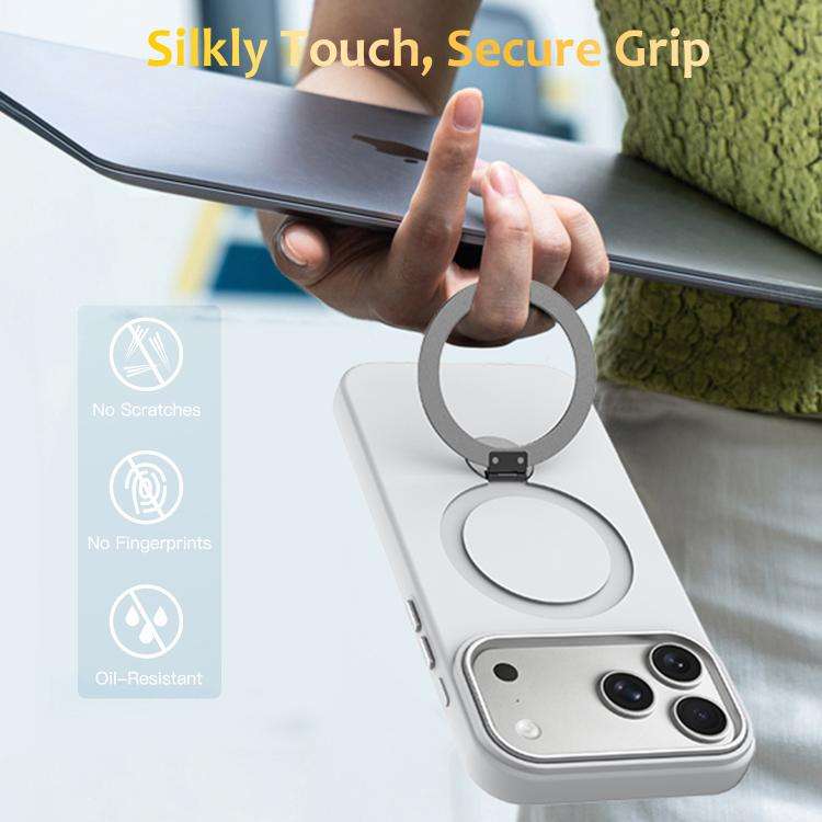Gen1.5 Pivot Ring Holder TPU Hybrid PC Phone Case, For iPhone 18 Pro, For iPhone 18 Pro Max, For ...