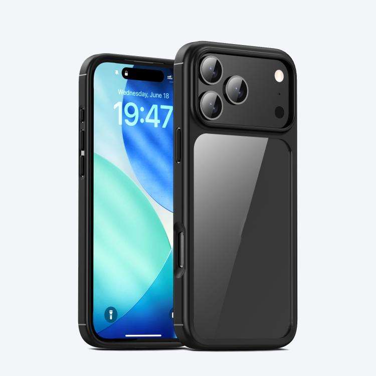 iPAKY YJ Series Transparent PC+TPU Phone Case, For iPhone 18 Pro / 17 Pro, For iPhone 17, For iPh...