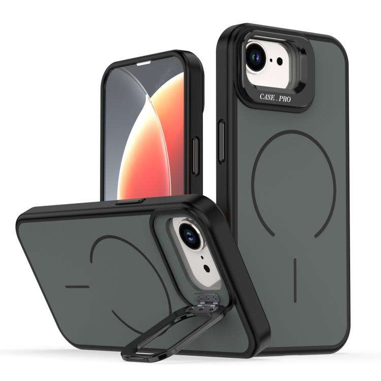 Bright Color Contrast Skin-feel Camera Bracket Magsafe Phone Case, For iPhone 18 Pro, For iPhone ...